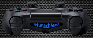 2 x PS4 Lightbar Sticker Wunschtext